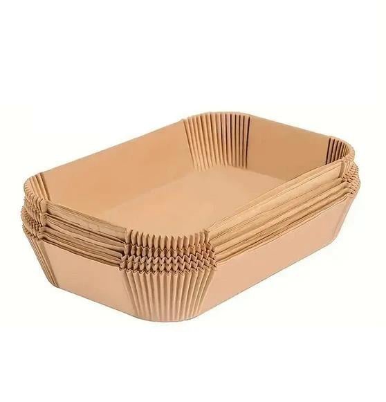 Форми для аерогрилю одноразові пергаментні 26х17х4,5 см 100 шт.