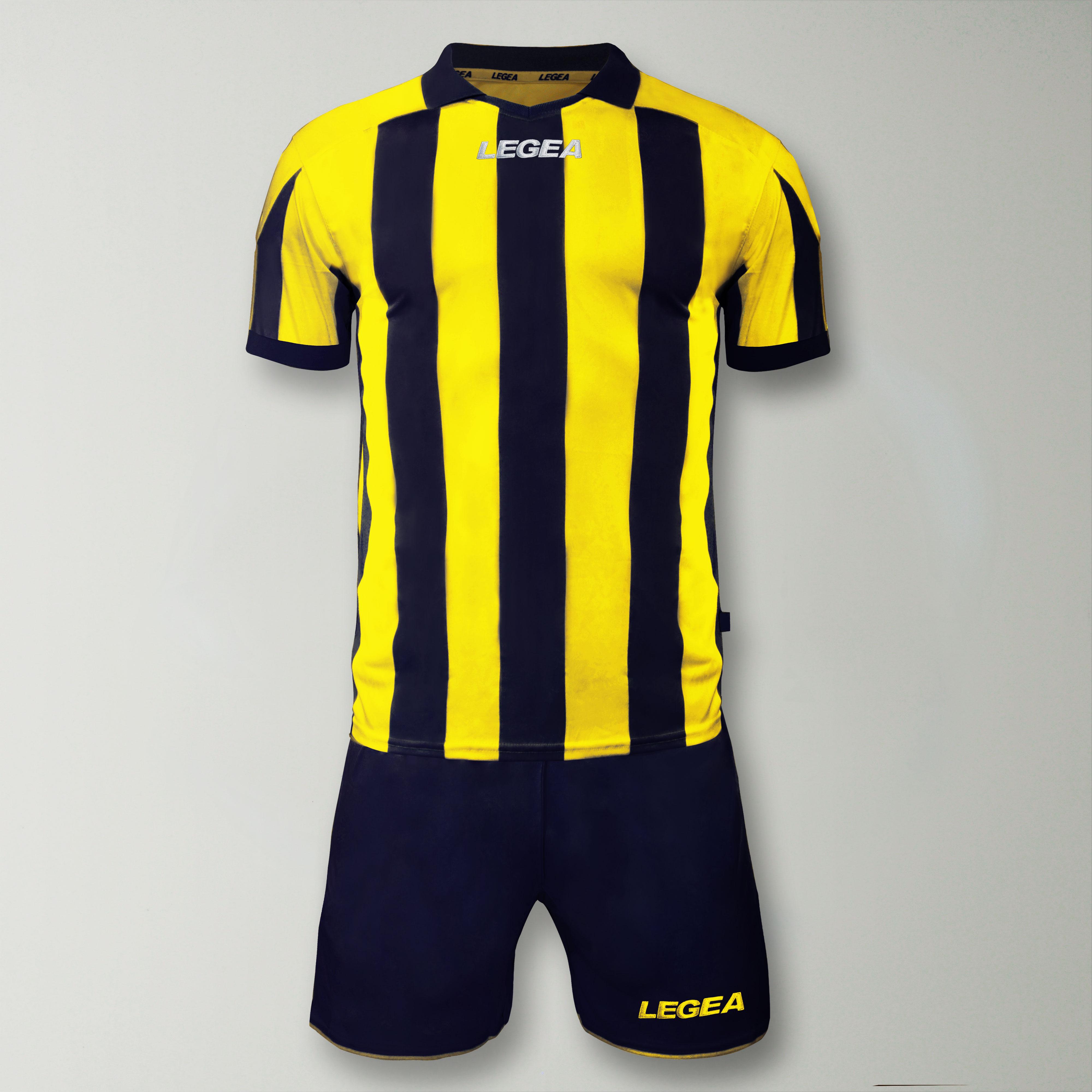 Футбольная форма Legea KIT0019 BELGRADO M Navy Yellow