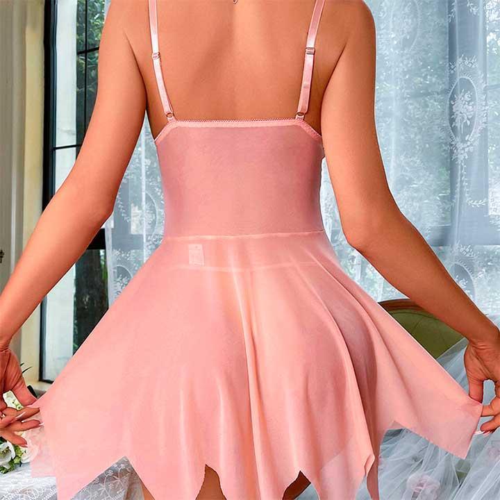 Пеньюар із мережива S/M K1008-2 (K1008-2) - фото 2 Пеньюар із мережива S/M K1008-2 (K1008-2) - фото 2