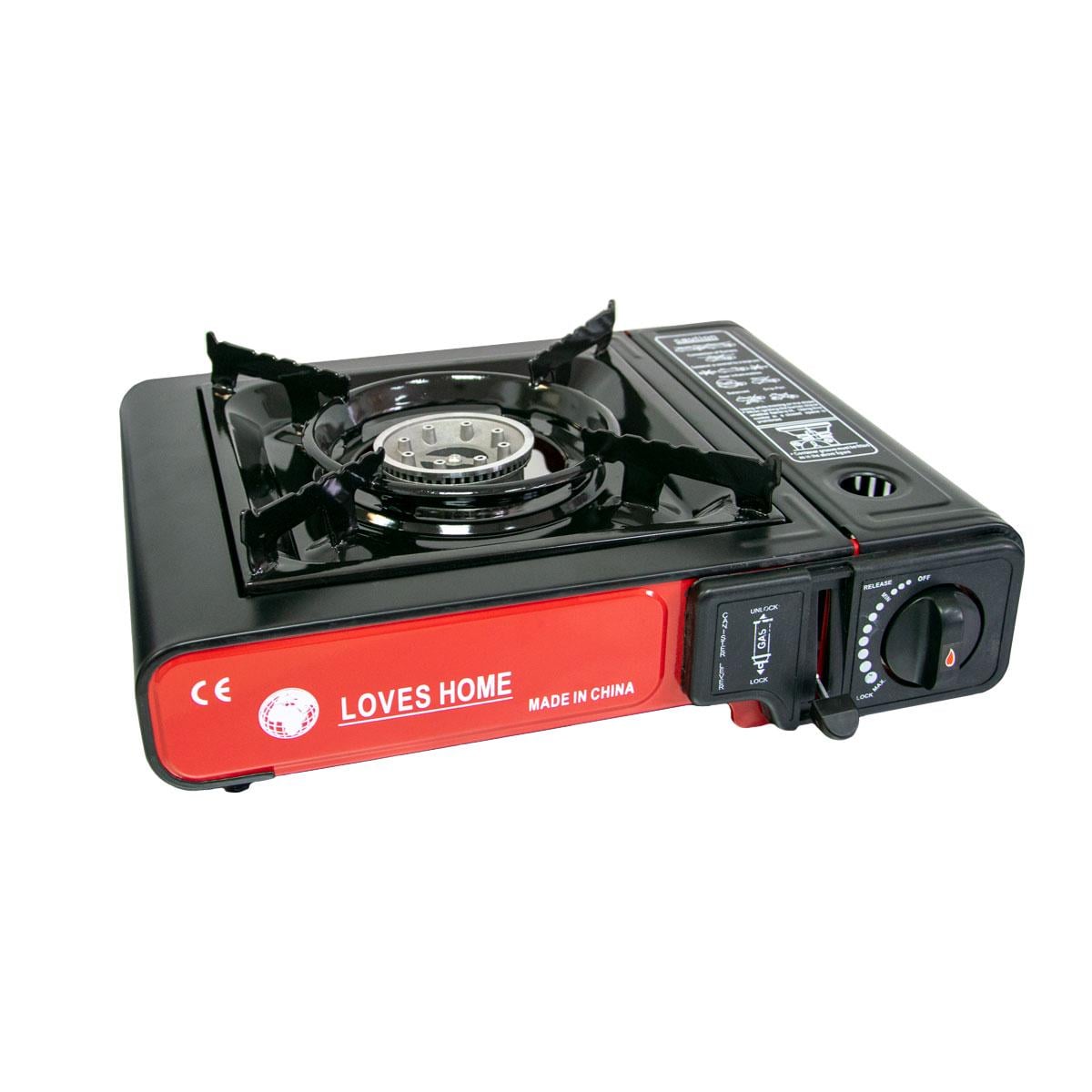 Плита газовая Portable Gas Stove Черно-красный (1009729-Black) Плита газовая Portable Gas Stove Черно-красный (1009729-Black)