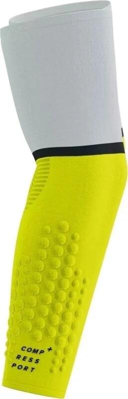 Рукави Compressport ArmForce Ultralight T3White/Safe Yellow - фото 3