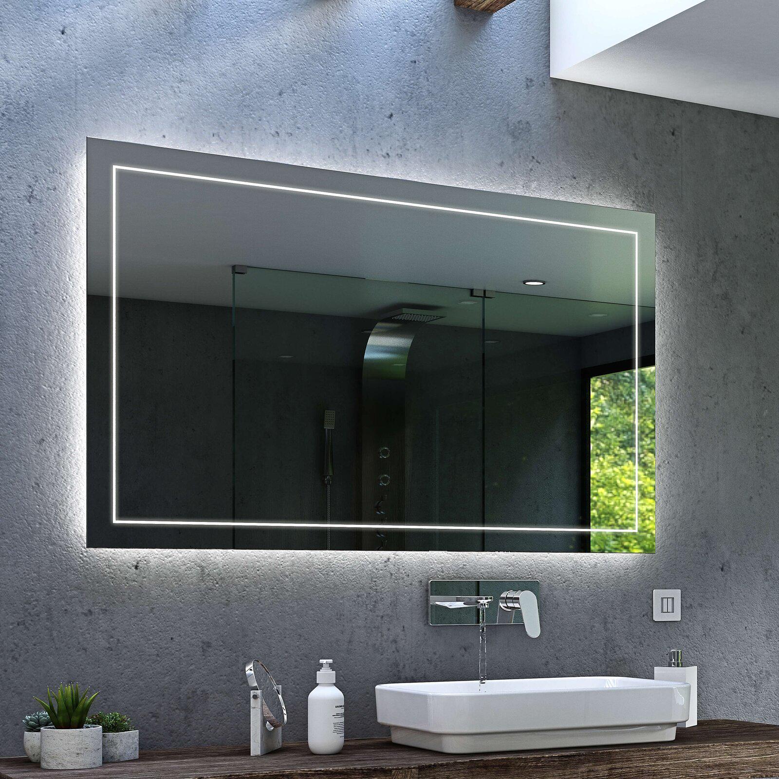 Зеркало Dim Dzerkal UGO с LED-подсветкой 50х70 см (7173)