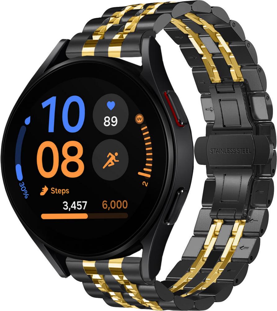 Браслет металевий Spinye Line для Galaxy Watch FE 40 мм Black Gold (39321-02)