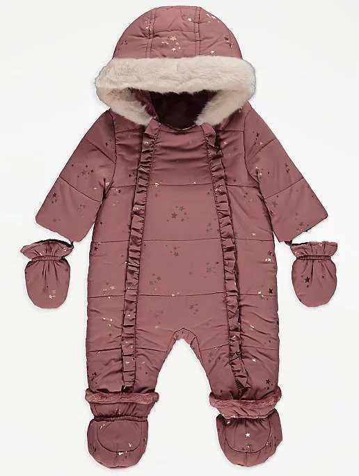 Комбинезон с варежками George РG05 68-74 см Темно-розовый (P-6910806230557)