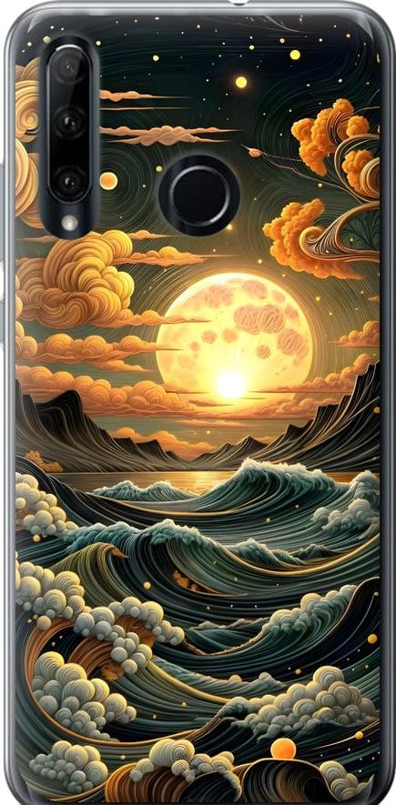Чехол на Huawei Honor 20 Lite Арт волны (6332t-1832-42517) Чехол на Huawei Honor 20 Lite Арт волны (6332t-1832-42517)