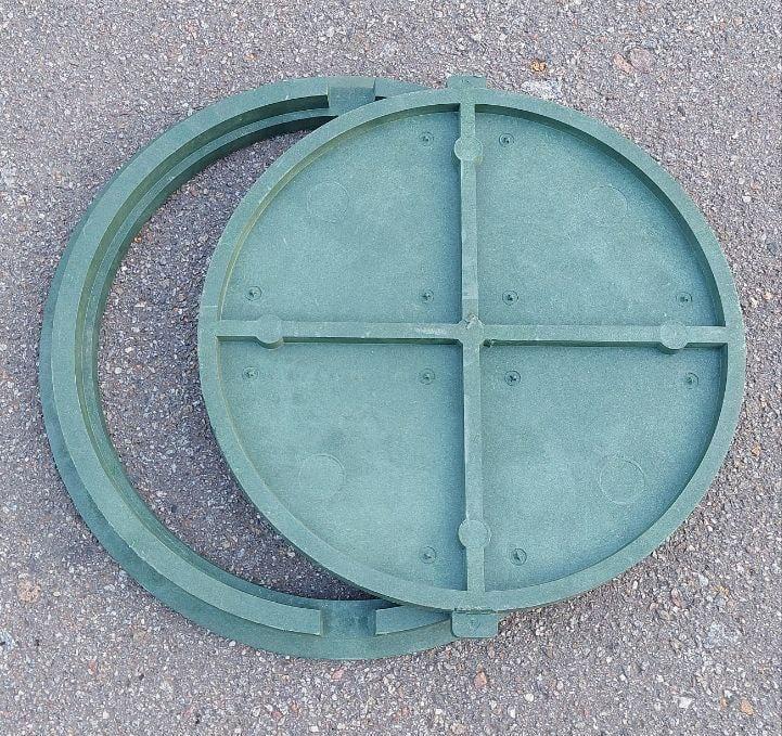Люк канализационный Украина 1 т Зеленый (luk22) - фото 3 Люк канализационный Украина 1 т Зеленый (luk22) - фото 3