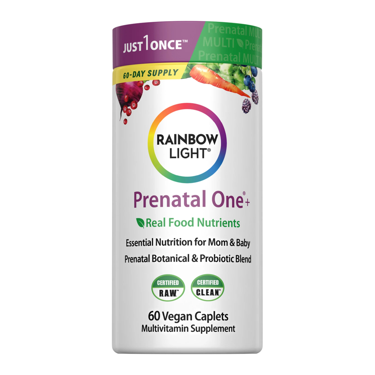 Мультивітаміни для вагітних Rainbow Light Prenatal One 60 вег. таб. (22907-01)