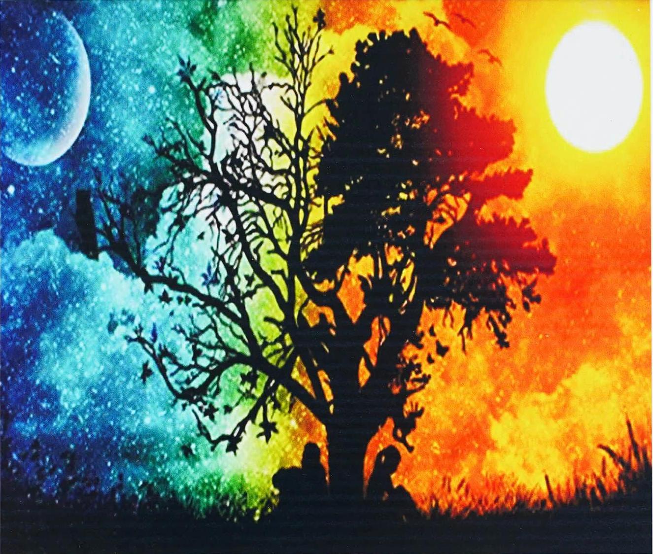 Алмазна мозаїка-картина за номерами TK Group B 75288/30 Дерево життя в коробці 40x50 см (24710402)