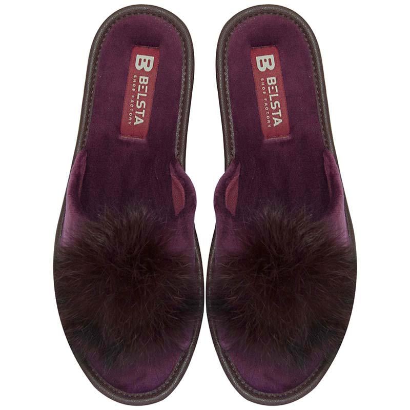 Тапочки женские Белста пушок р. 37 Бордовый (4100607_37)