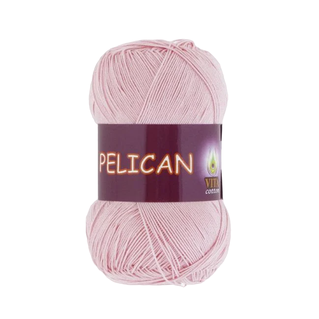 Пряжа Vita Cotton Pelican 3956 розовый (3297)