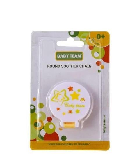 Цепочка для пустышки Baby team Джунгли 0+ (3331)