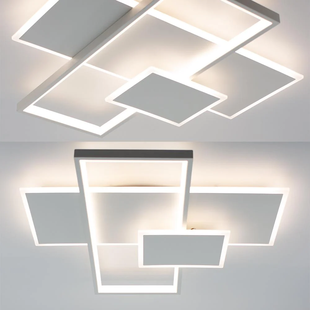 Люстра ESLLSE LAMPARAS 3L с пультом 90 Вт 500x500x61 мм Белый (10560) - фото 4 Люстра ESLLSE LAMPARAS 3L с пультом 90 Вт 500x500x61 мм Белый (10560) - фото 4