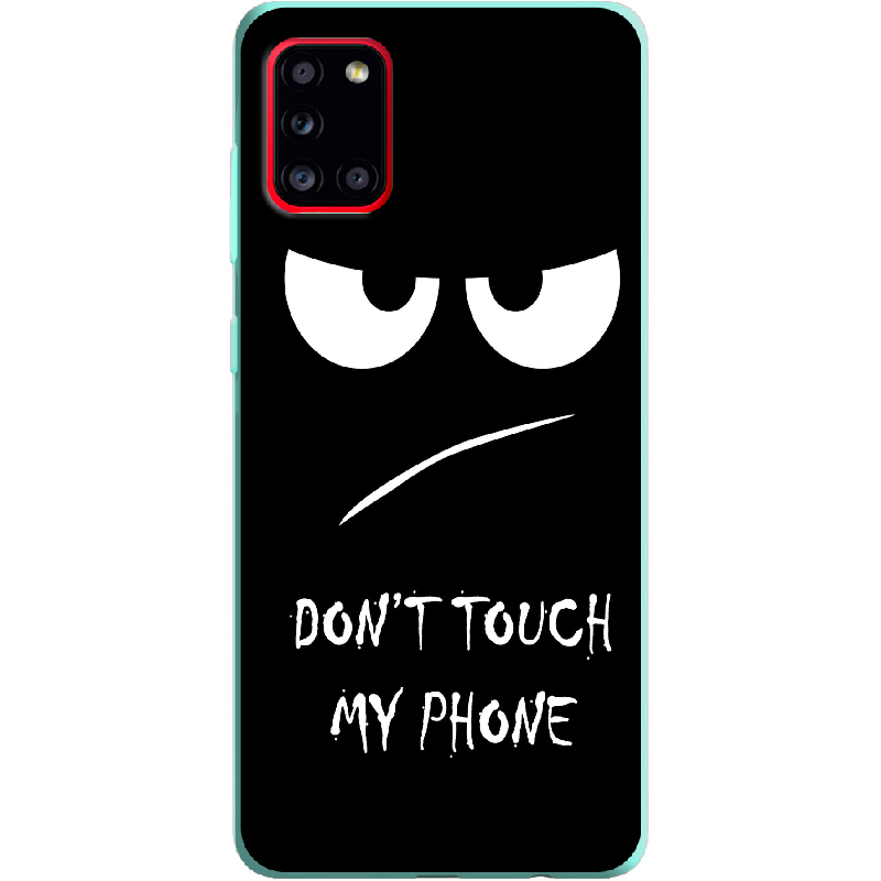 Чехол Boxface Samsung A315 Galaxy A31 Don't Touch my Phone Мятный силикон (39470-up535-39921)