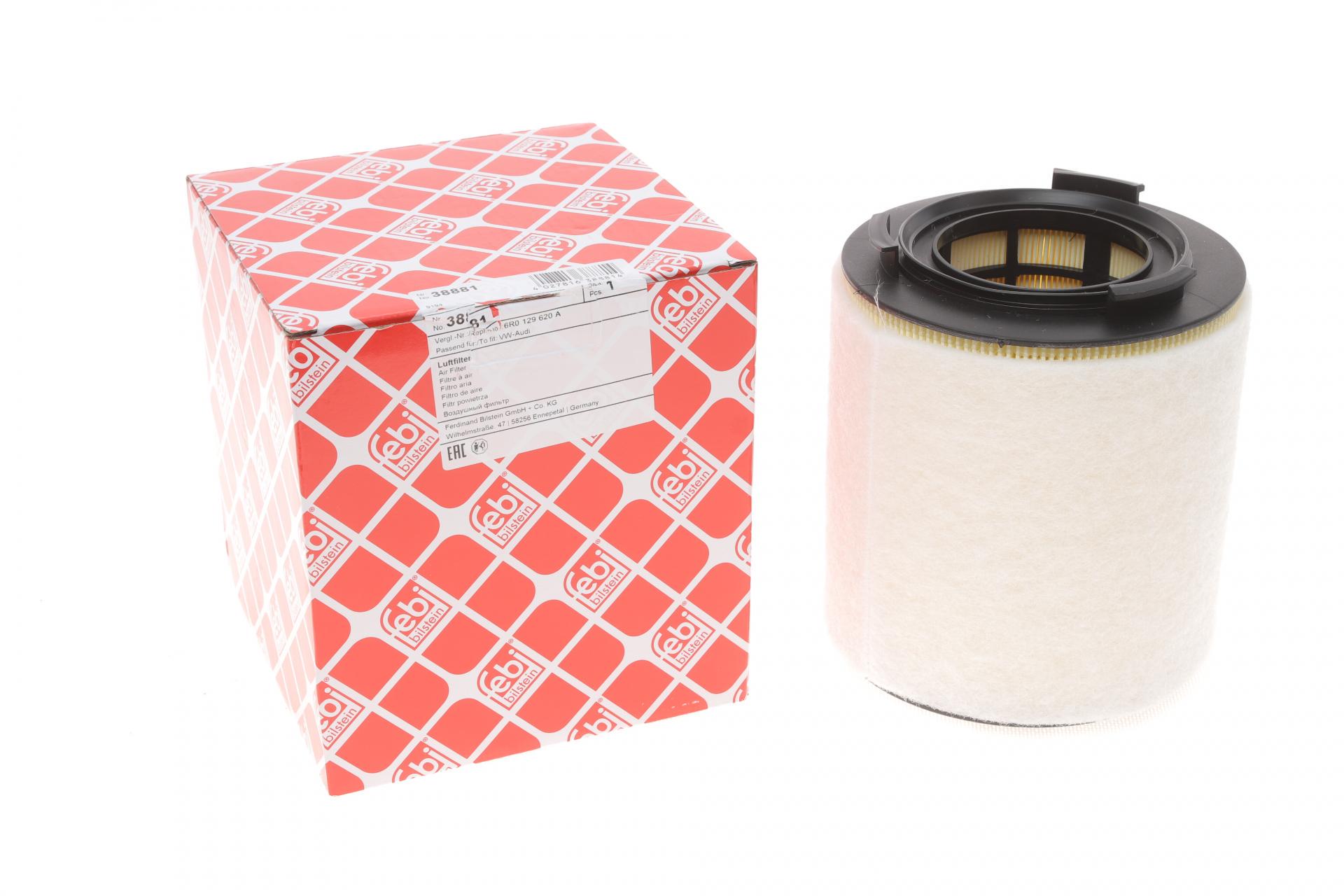 Фильтр воздушный FEBI BILSTEIN для Seat Ibiza 09-/ Skoda Fabia 10-14/Rapid 12-/VW Polo 09- (38881)