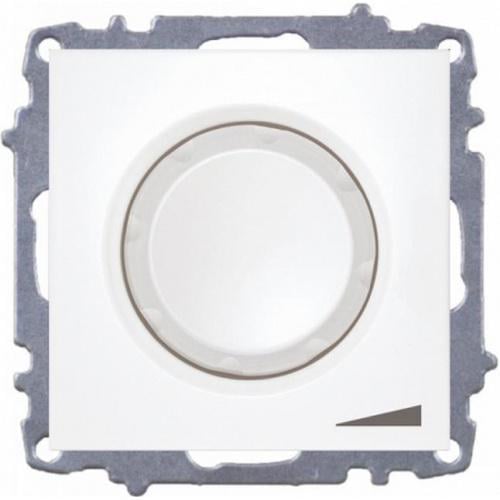 Світлорегулятор EL-BI ZENA білий 800W з підсвіткою без рамки