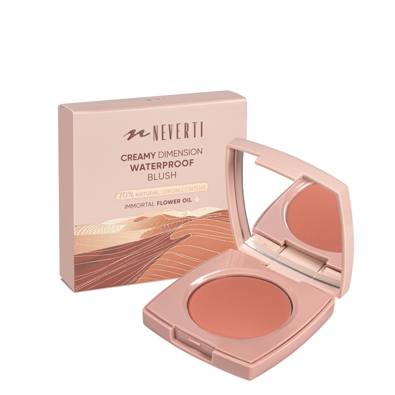 Рум'яна водостійкі Neverti Creamy Dimension Waterproof Blush 6 г 003 Peach Pit (NP203) Рум'яна водостійкі Neverti Creamy Dimension Waterproof Blush 6 г 003 Peach Pit (NP203)