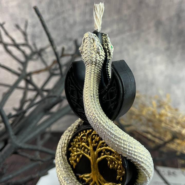 Свічка воскова Змія і Дерево життя (1494) - фото 2 Свічка воскова Змія і Дерево життя (1494) - фото 2