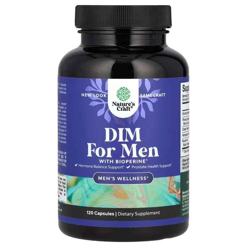 Дииндолилметан Nature's Craft DIM For Men With BioPerine® 120 капс. (00000042984)