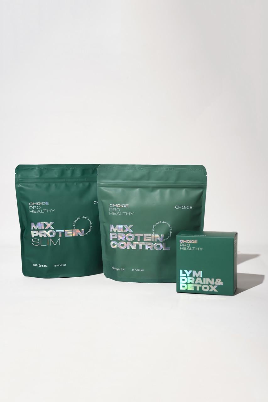 Комплект для быстрого похудения за 2 недели Choice LYM DRAIN & DETOX 60 капсул (2475829174)