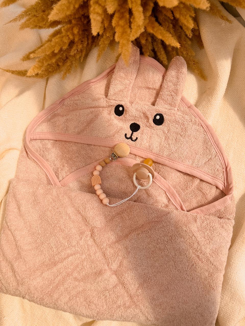 Рушник дитячий з куточком Зайчик (24246945) - фото 2 Рушник дитячий з куточком Зайчик (24246945) - фото 2