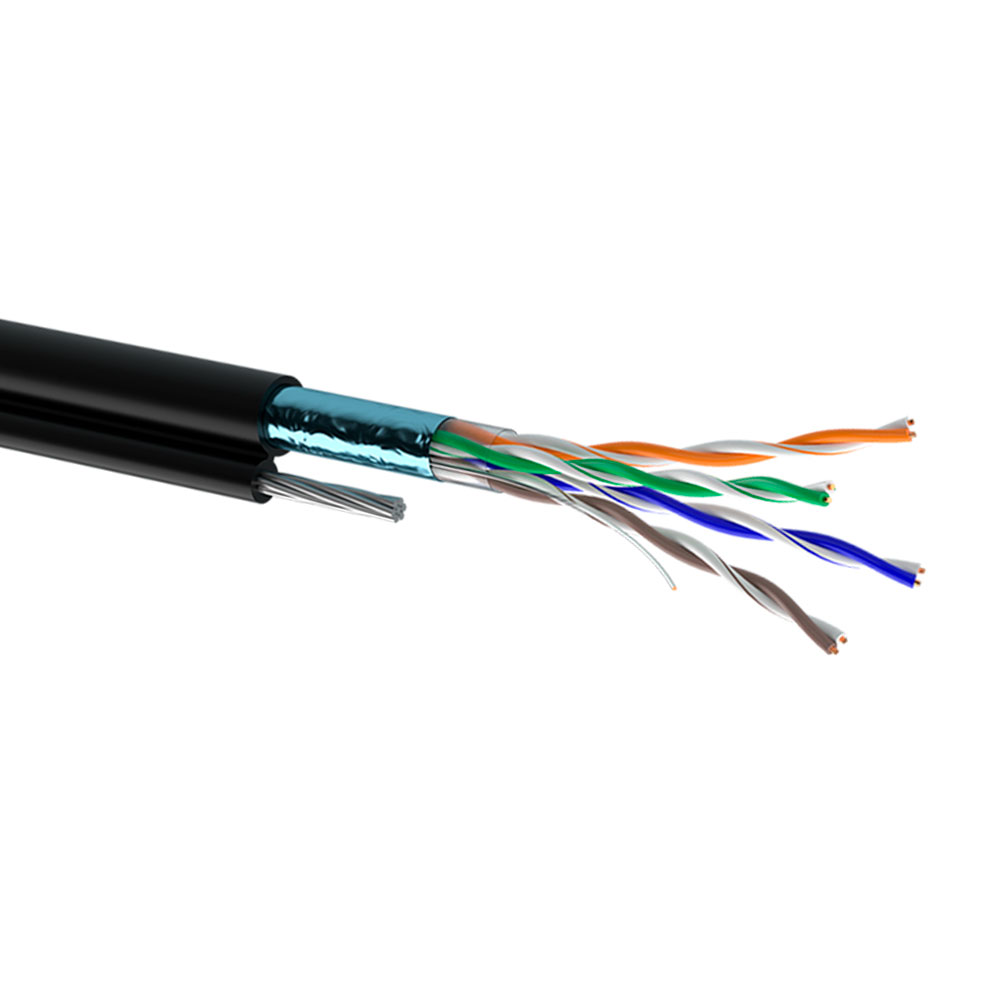 Кабель наружный Одескабель КППЭт-ОП 4 пара витая пара F/UTP cat.5E 500 м (26498594) Кабель наружный Одескабель КППЭт-ОП 4 пара витая пара F/UTP cat.5E 500 м (26498594)