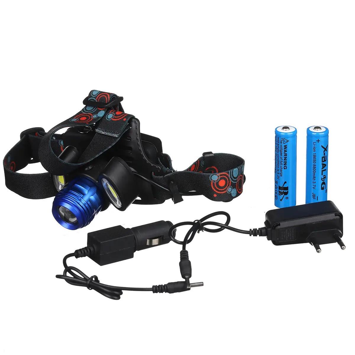 Налобний ліхтар Bailong BL 862 T6+COB 3861