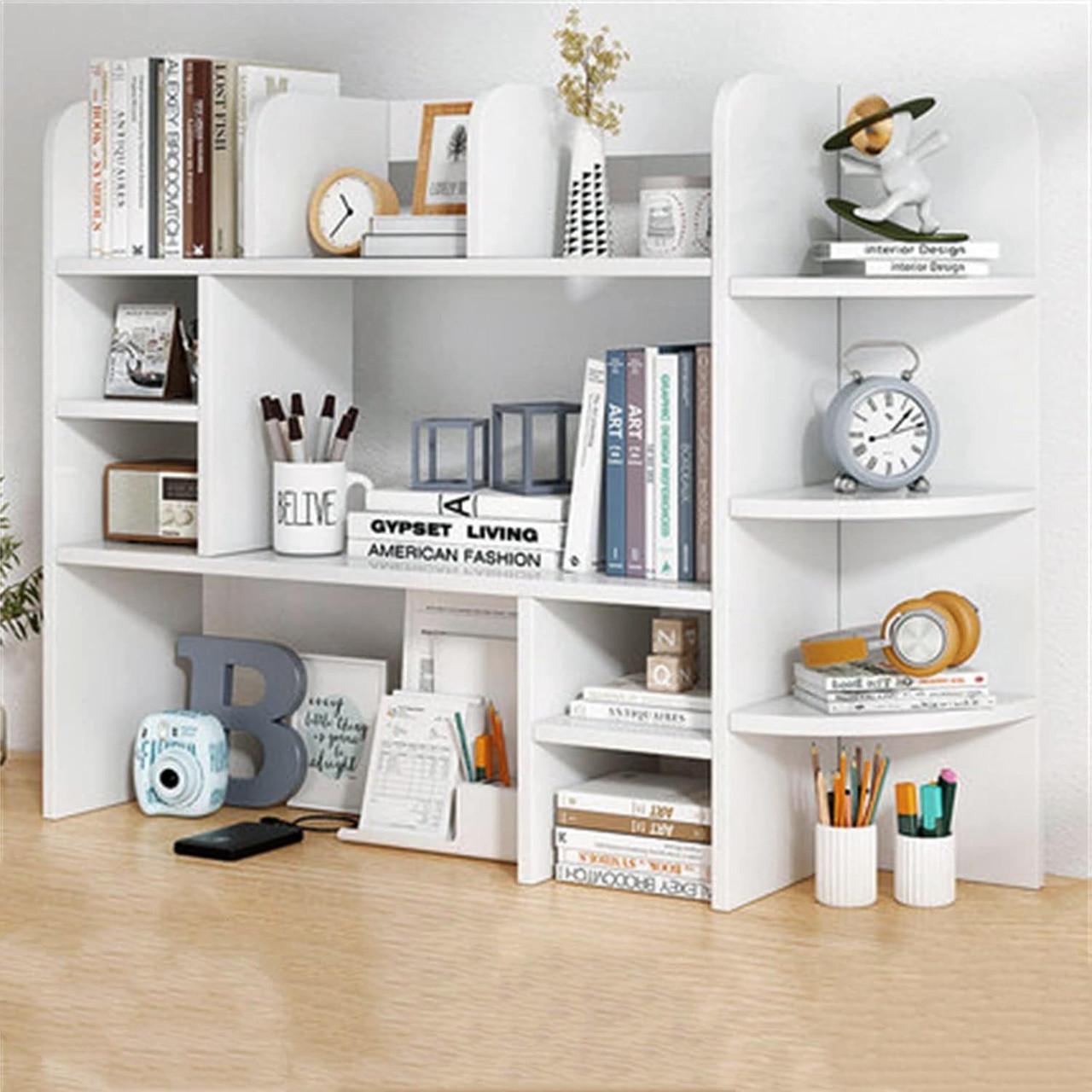 Полка-надстройка настольная из дерева Камелора зефир (АКД-019620)