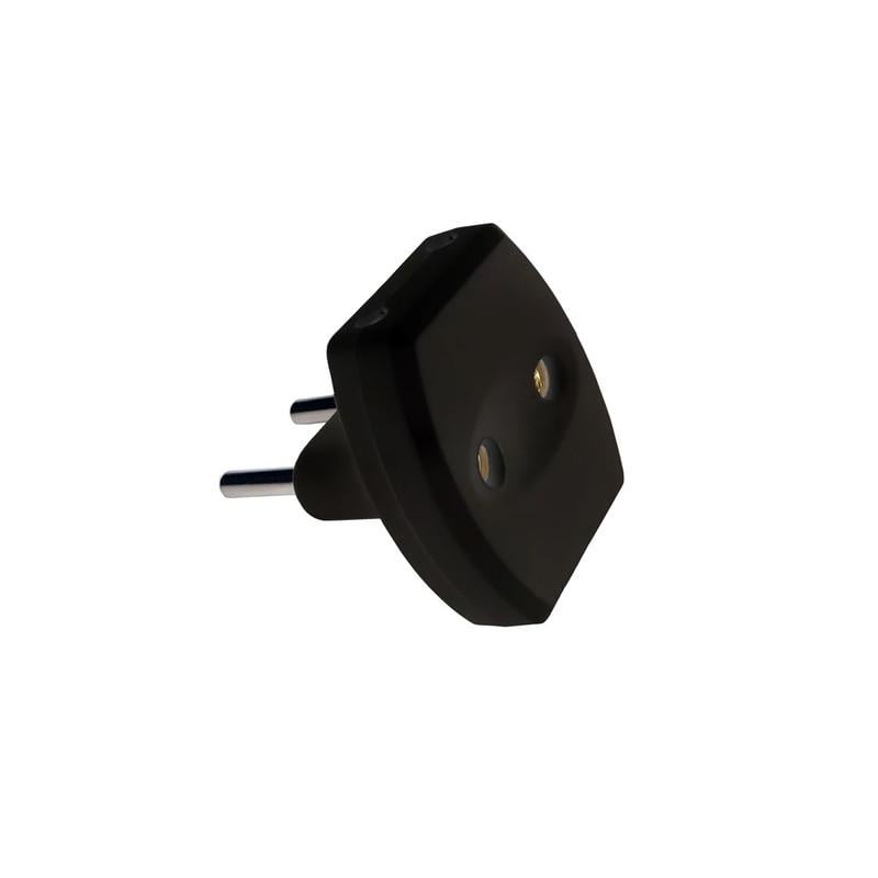 Сетевой тройник Neomax 3 гнезда без заземления 16A 2P черный (NX1119)