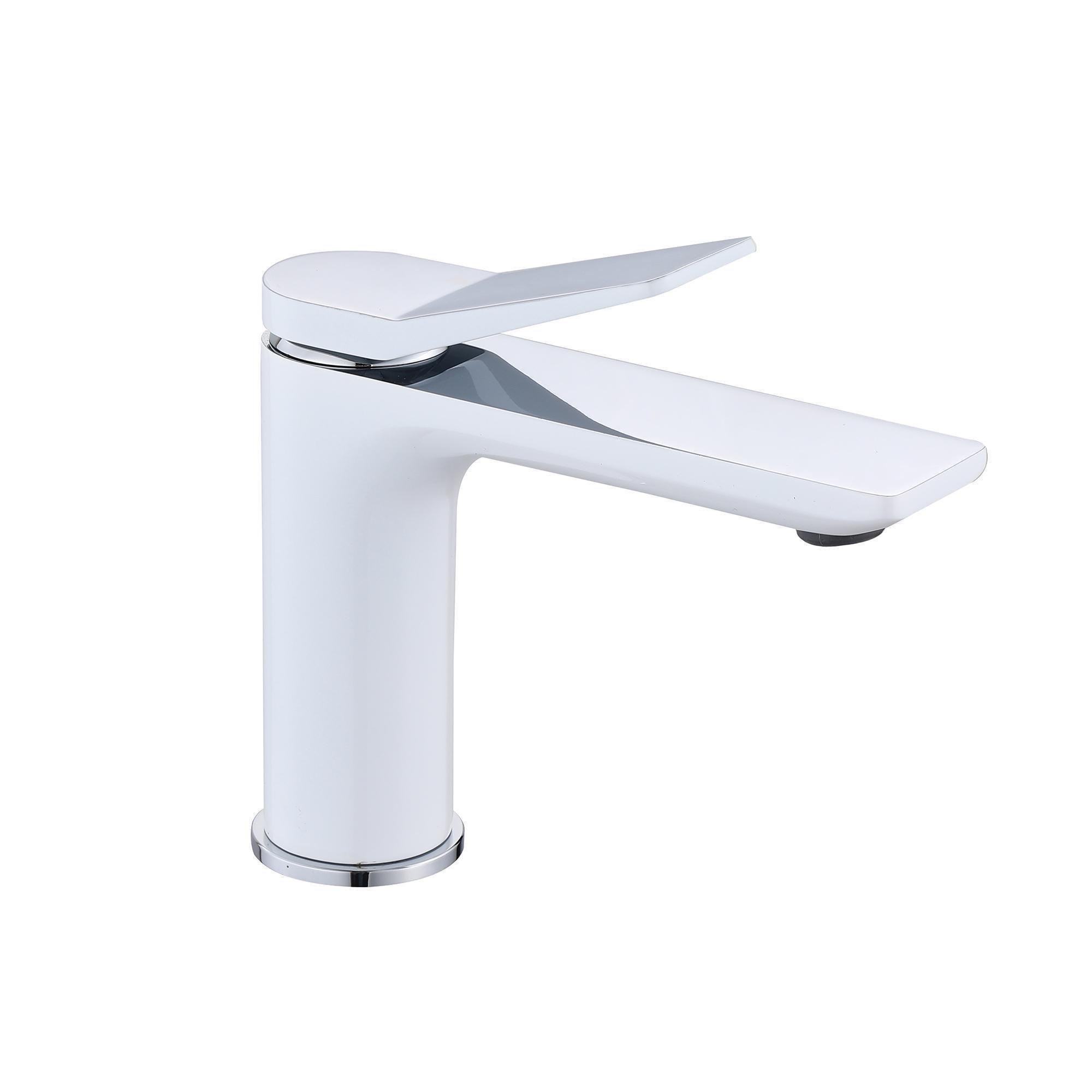 Смеситель для раковины Qtap Presto QTPRE270CRW45576 Chrome/White (SD00051700)