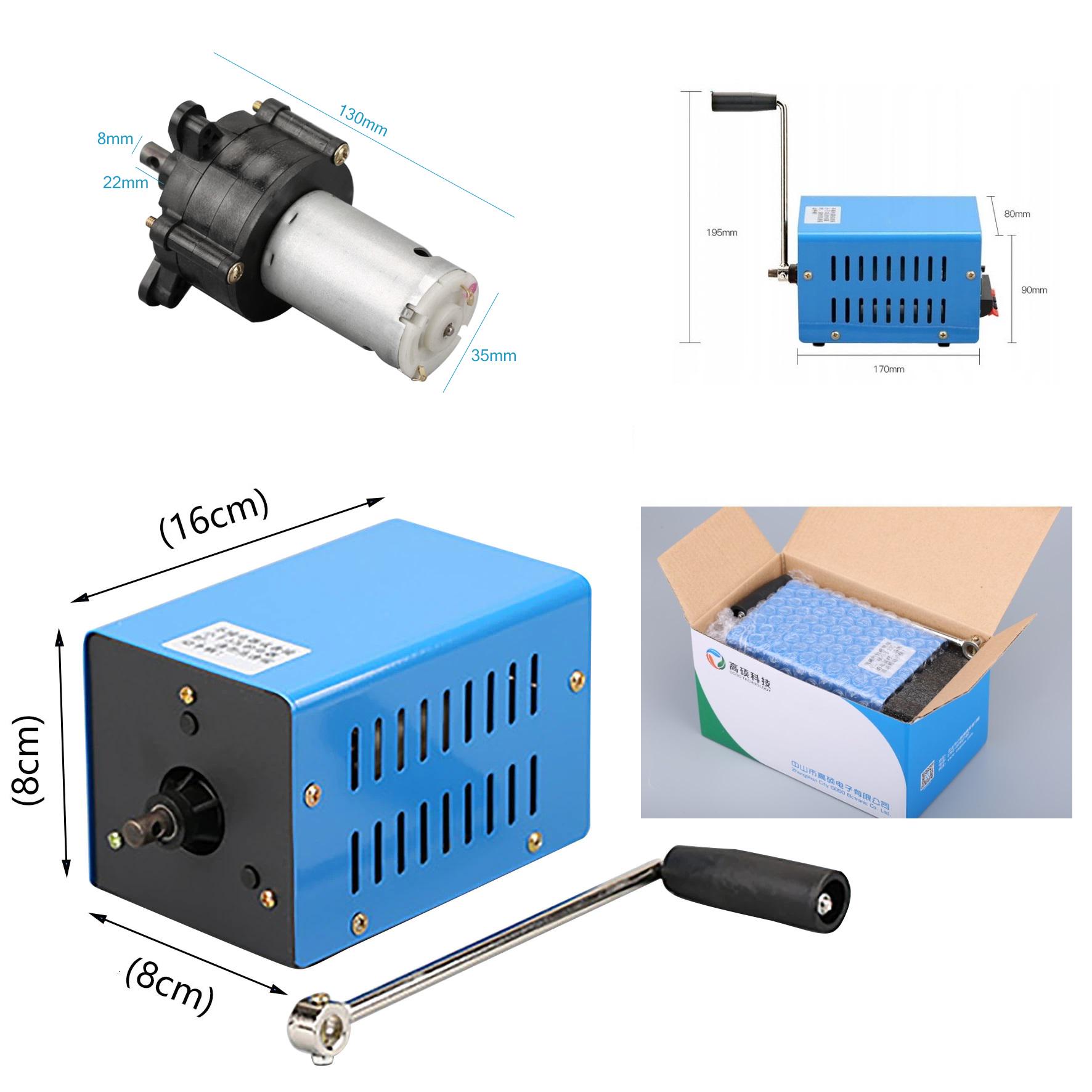 Электрогенератор Dynamo портативный W20 20 Вт 2USB/2DC15V для зарядки смартфона/повербанка - фото 12