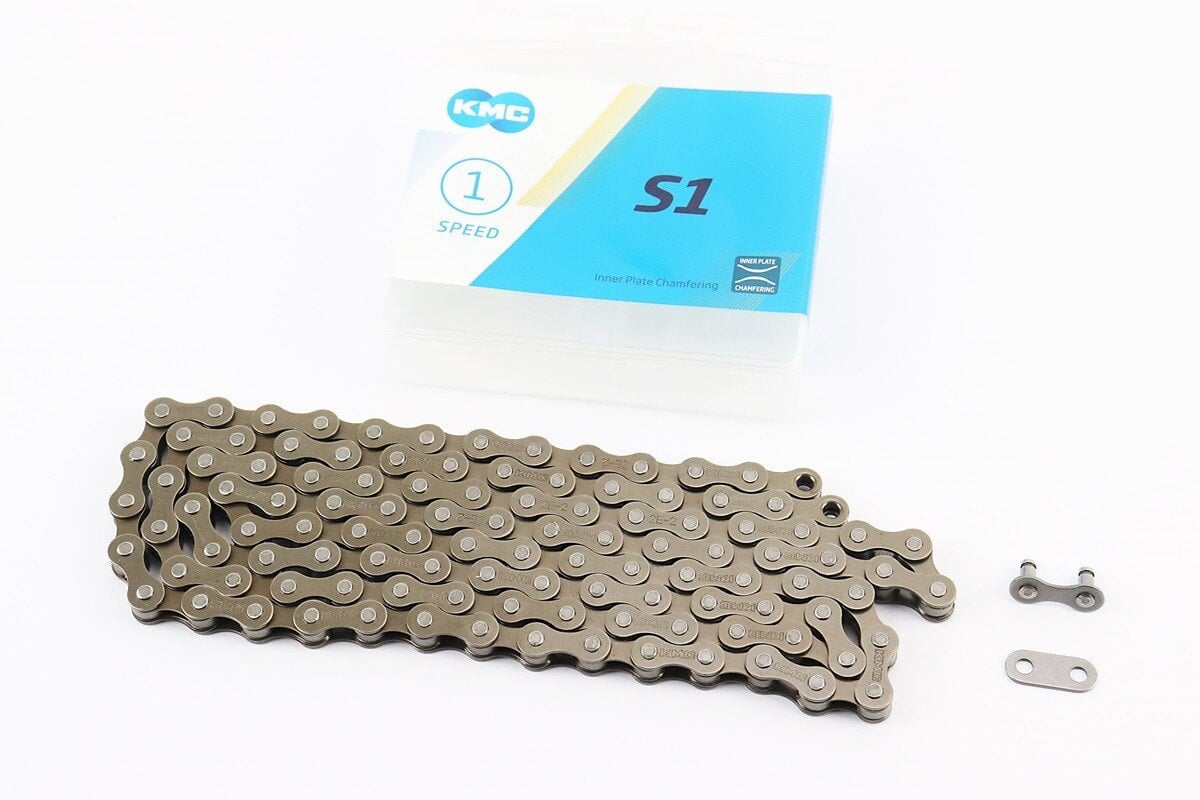 Ланцюг приводний KMC для велосипеда 1/2x1/8x112L 1 швидкість коричневий (10033771)