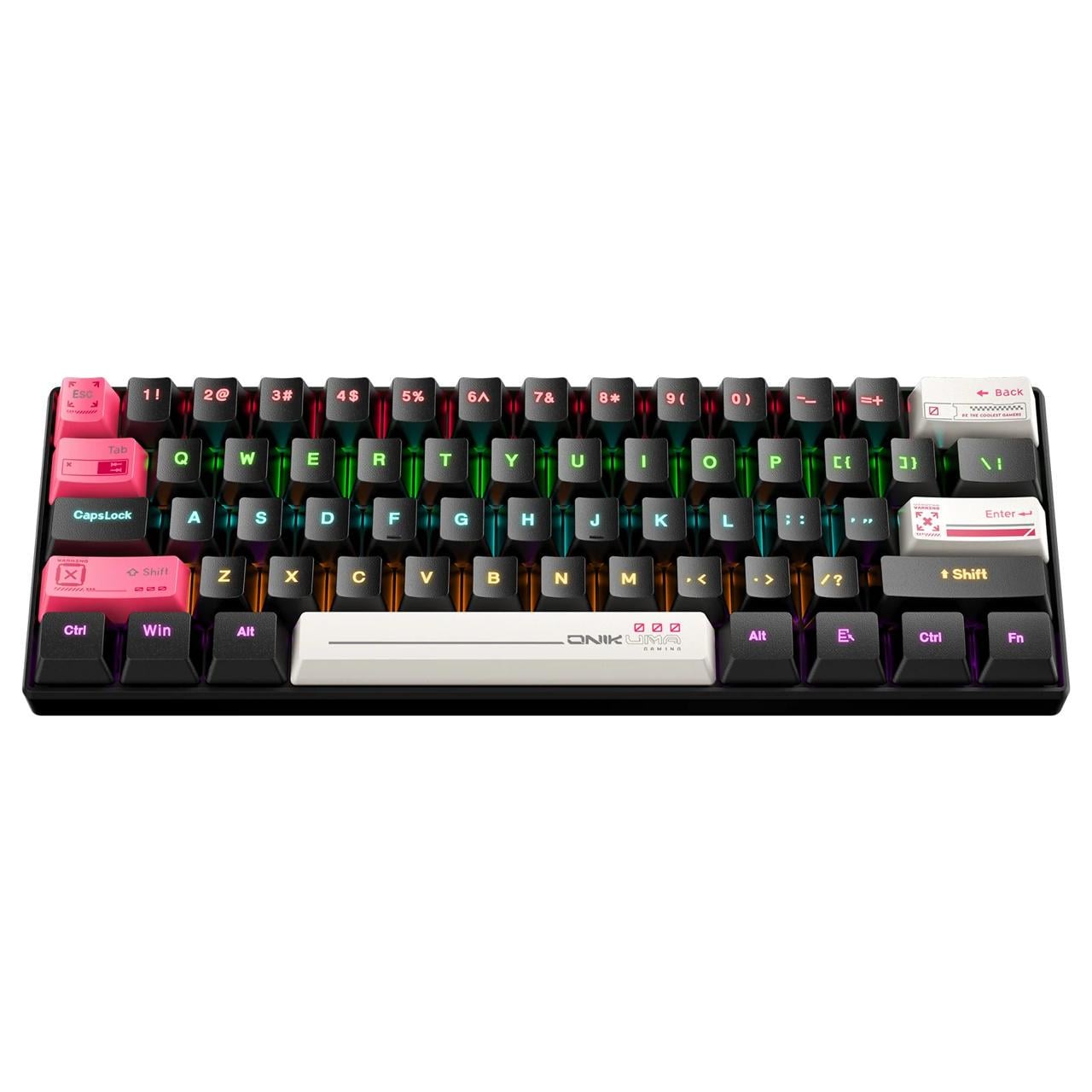 Клавиатура беспроводная игровая Onikuma G-55X RGB Bluetooth 2.4GHz Type-C (34641025)