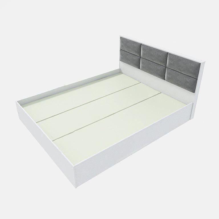 ᐉ Ліжко КЛ-1600 Everest Лайт ЛДСП/тканина щит ДСП/без матраца ...