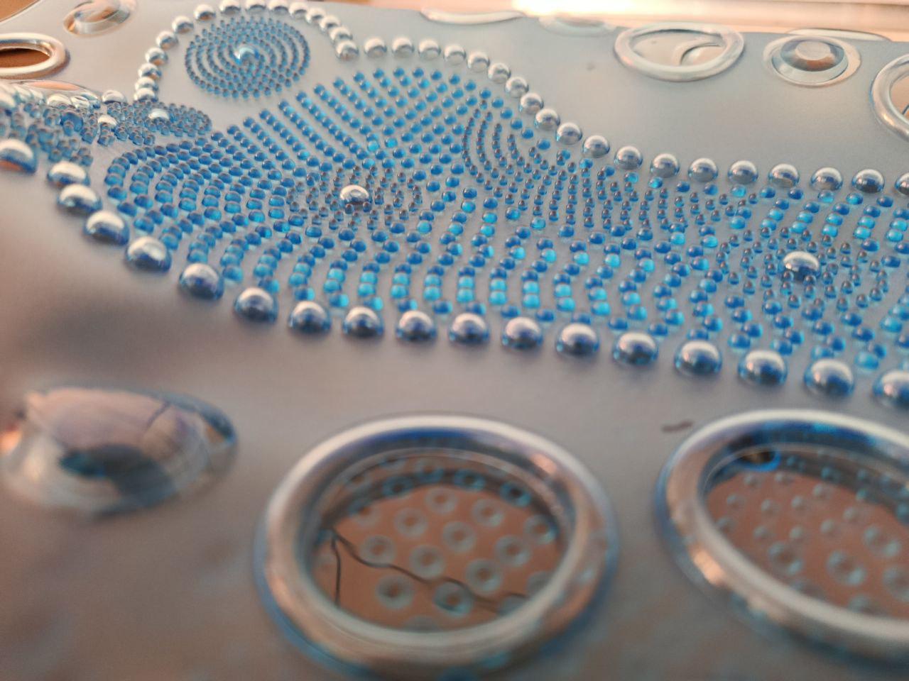 Килимок для ванної Laska антиковзаючий силіконовий 36,5х66 см килимок Блакитний (21421) - фото 2 Килимок для ванної Laska антиковзаючий силіконовий 36,5х66 см килимок Блакитний (21421) - фото 2