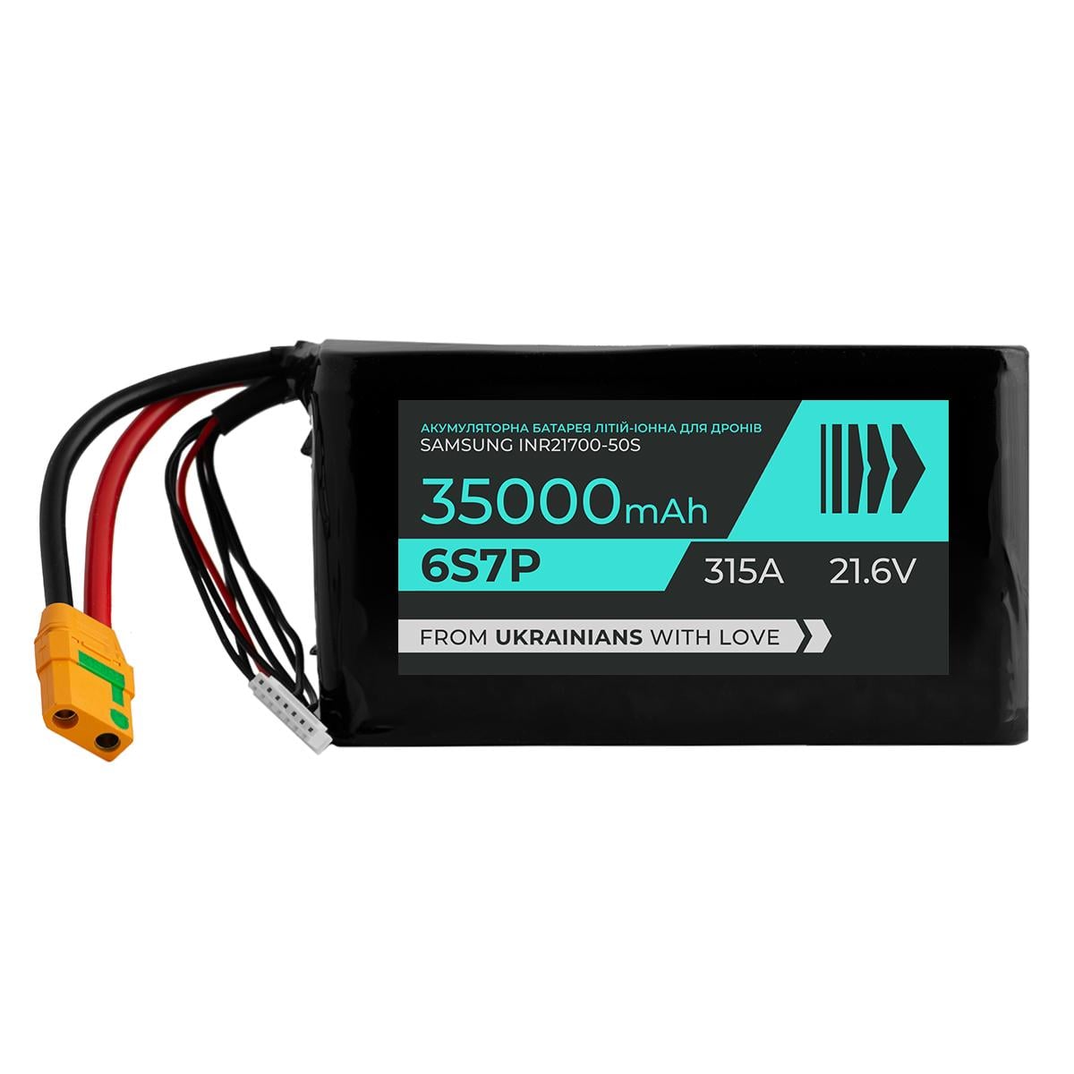 Аккумулятор для тяжелого коптера BTRY Samsung 50S 6s7p 35000 мАч 21,6V 315А