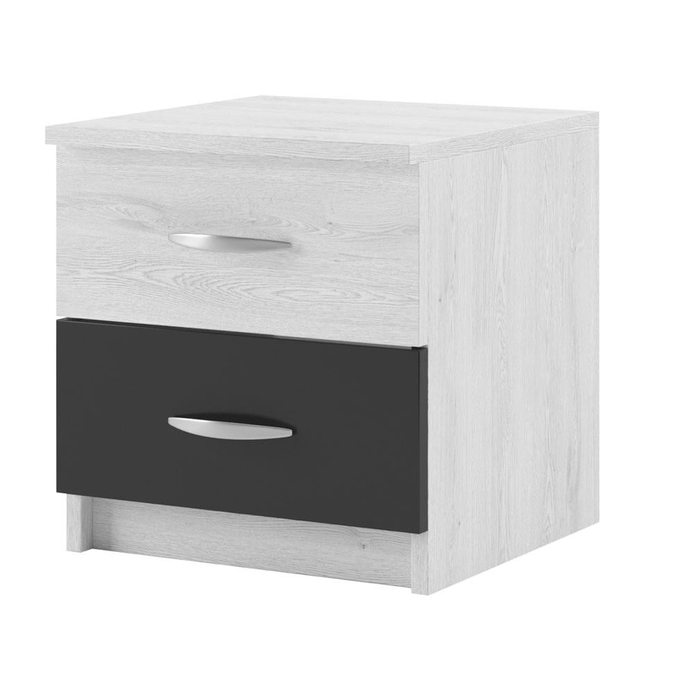 Спальный гарнитур Світ меблів Соня каркас с ламелями из ДСП/Зеркала Артвуд светлый/Антрацит (51639) - фото 4 Спальный гарнитур Світ меблів Соня каркас с ламелями из ДСП/Зеркала Артвуд светлый/Антрацит (51639) - фото 4