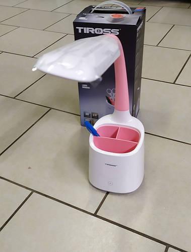 Лампа светодиодная настольная Tiross TS-1809-Pink 60 LED Розовый (5-Tiross TS-1809-Pink) - фото 2 Лампа светодиодная настольная Tiross TS-1809-Pink 60 LED Розовый (5-Tiross TS-1809-Pink) - фото 2