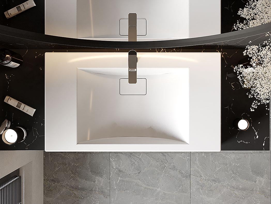 Умивальник накладний Status Neil 80 White (705)