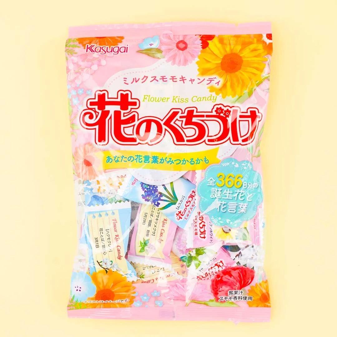 Конфеты японские Kasugai Flower's Kiss Milk Plum Candy 135 г (1850972612)