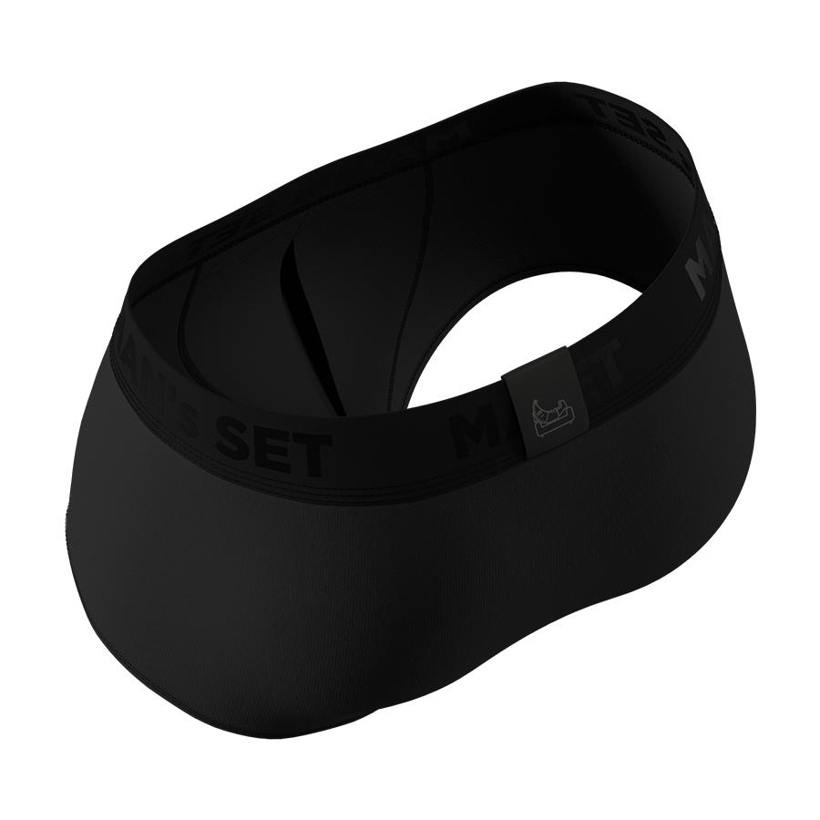 Боксери чоловічі анатомічні спортивні MAN's SET Sport w/fly Black Series BS125-01 3XL Чорний - фото 3 Боксери чоловічі анатомічні спортивні MAN's SET Sport w/fly Black Series BS125-01 3XL Чорний - фото 3