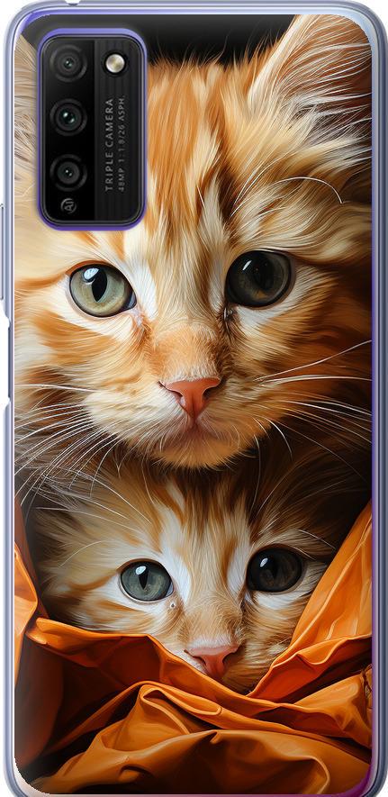 Чехол на Huawei Honor 30 Lite Котики 2 (5664u-2074-42517)