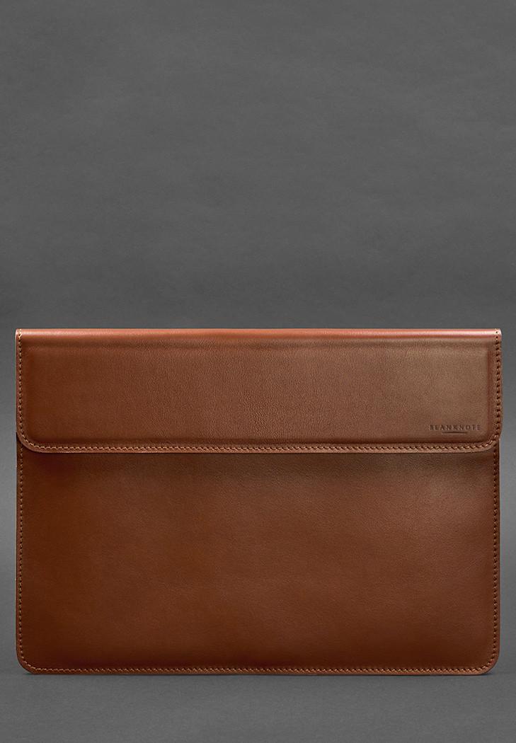 Чехол кожаный-конверт на магнитах для MacBook 15-16" Светло-коричневый (A-027544) - фото 5 Чехол кожаный-конверт на магнитах для MacBook 15-16" Светло-коричневый (A-027544) - фото 5