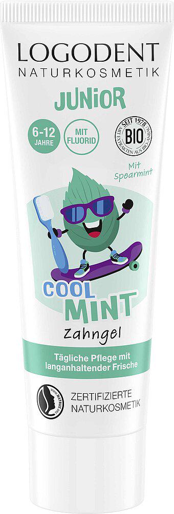 Гель зубной для детей 6-12 лет Sante Junior Cool Mint с фтором, 75 мл (700244) - фото 3