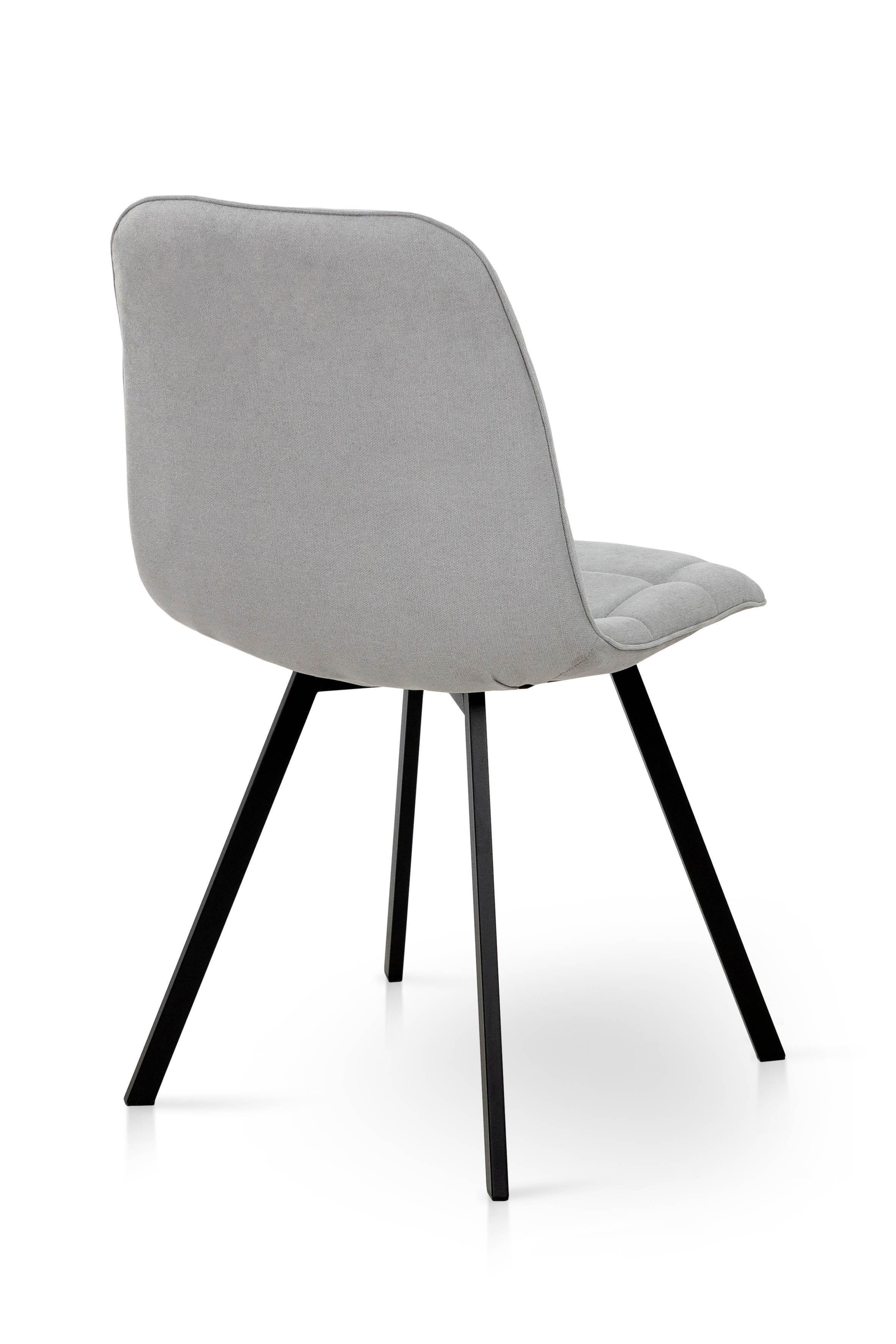 Стілець для кухні та вітальні Фіджи Софт 470х840х580 мм Чорний/Світло-сірий (GAА0056046) - фото 5 Стілець для кухні та вітальні Фіджи Софт 470х840х580 мм Чорний/Світло-сірий (GAА0056046) - фото 5