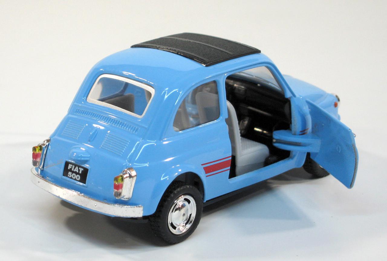 Машина металлическая KT5004W FIAT 500 (KT5004W Blue) - фото 5