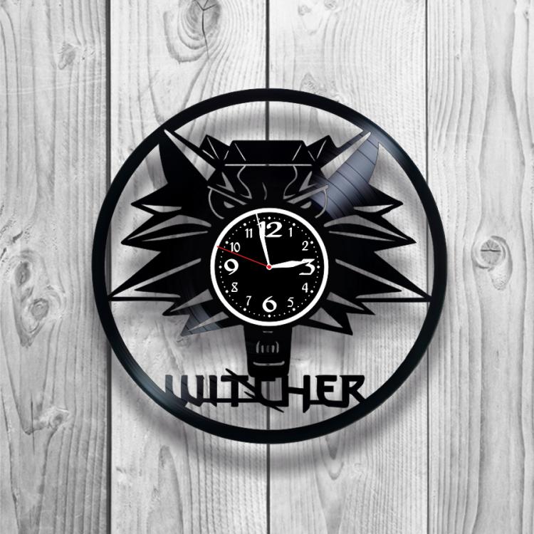 Часы настенные Ведьмак 0396 из виниловой пластинки