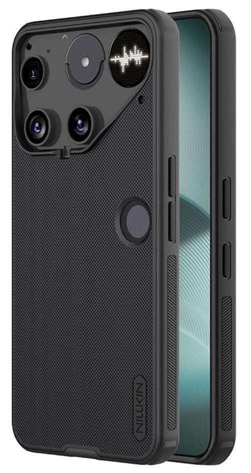 Чехол бампер Nillkin Super Frosted Shield для Nothing Phone 3 Black Чехол бампер Nillkin Super Frosted Shield для Nothing Phone 3 Black