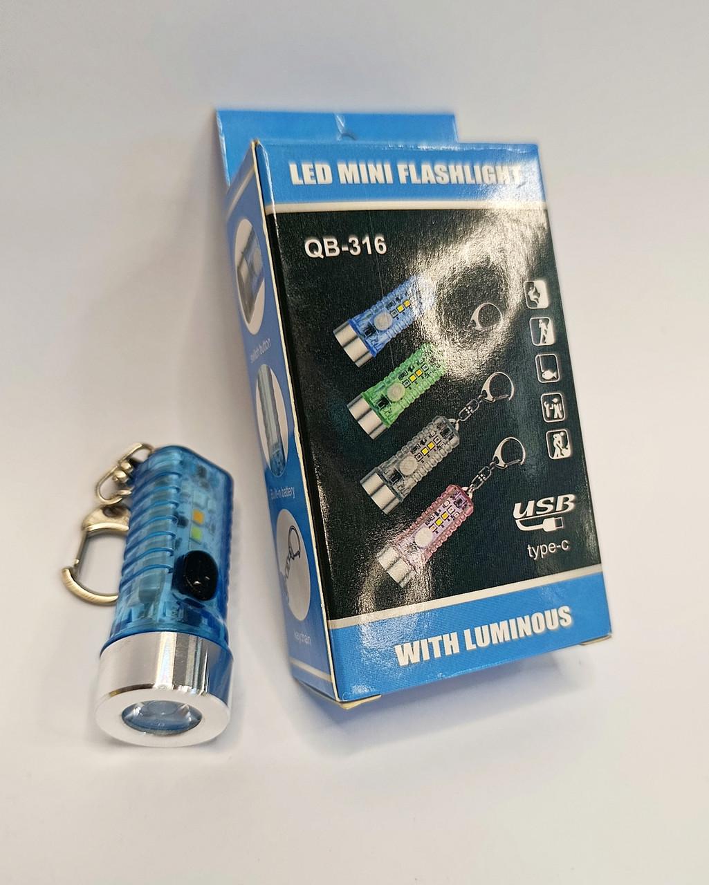 Фонарик LED мини Голубой - фото 2 Фонарик LED мини Голубой - фото 2