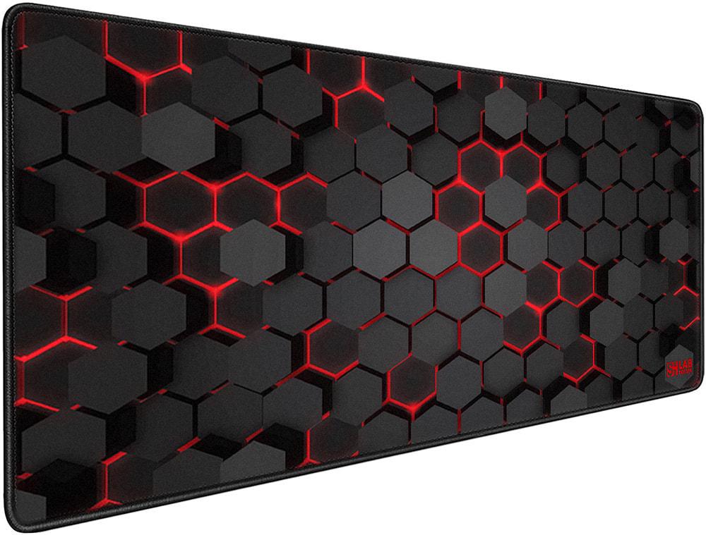 Коврик для мышки SHLab Black and Red Hexagons SHM-623 70х30 см (36654)