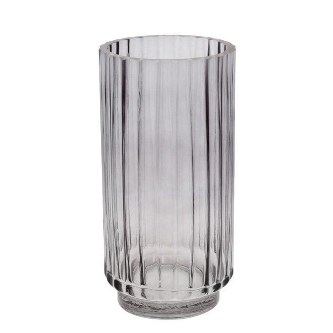 Ваза стеклянная Flora Манхэттен 25 см Серый (32939) Ваза стеклянная Flora Манхэттен 25 см Серый (32939)